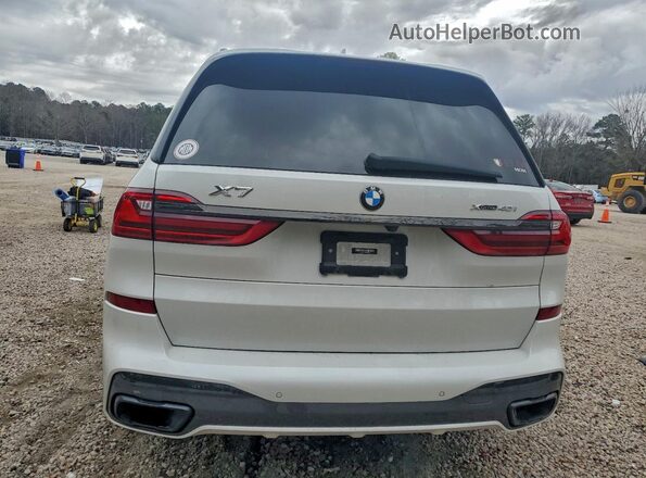 5UXCW2C04M9F87244 2021 BMW X7 White Вид ззаду
