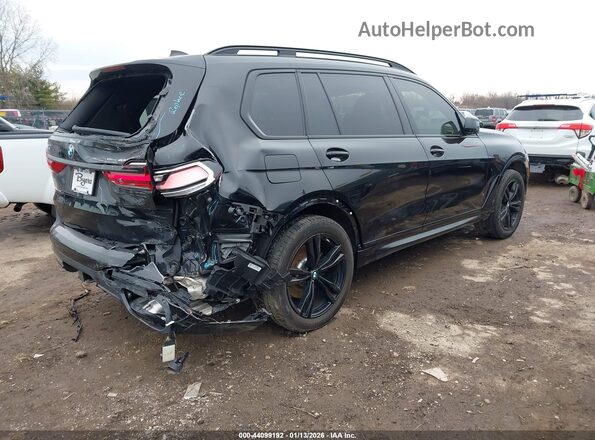 5UXCW2C04N9L18482 2022 BMW X7 Black Задня права чверть