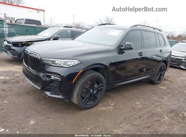 5UXCW2C04N9L18482 2022 BMW X7 Black Передня ліва чверть