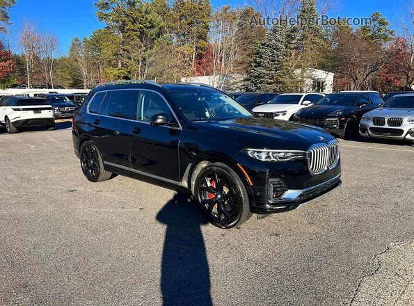 5UXCW2C05L9B19506 2020 BMW X7 Черный Задняя левая четверть