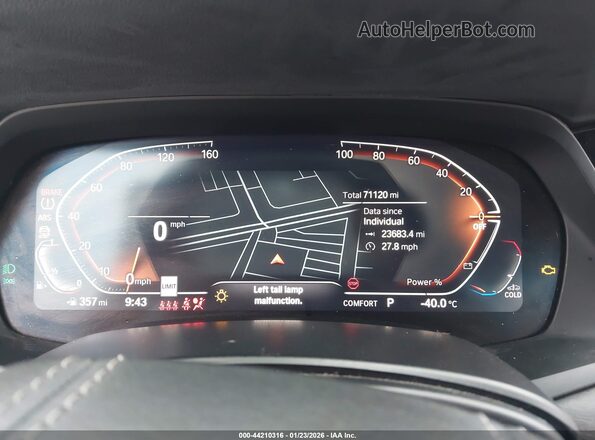 5UXCW2C06M9F57016 2021 BMW X7 White Вид задніх сидінь