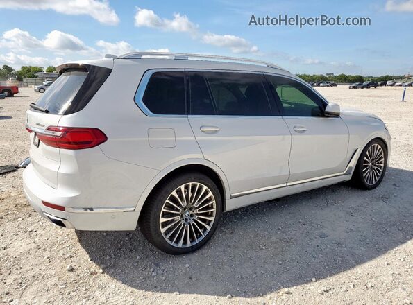 5UXCW2C07M9E96954 2021 BMW X7 Белый Задняя правая четверть