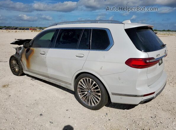 5UXCW2C07M9E96954 2021 BMW X7 Белый Задняя левая четверть
