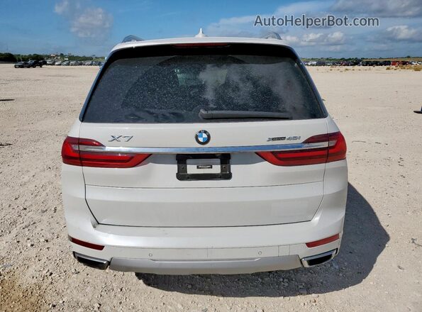 5UXCW2C07M9E96954 2021 BMW X7 Белый Вид сзади