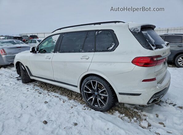 5UXCW2C08M9H27327 2021 BMW X7 White Հետևի ձախ