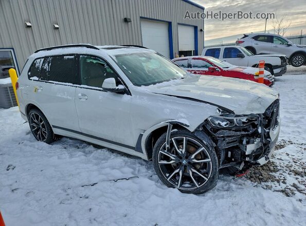 5UXCW2C08M9H27327 2021 BMW X7 White Առջևի աջ