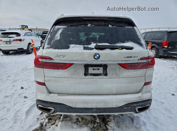 5UXCW2C08M9H27327 2021 BMW X7 White Հետևի տեսք