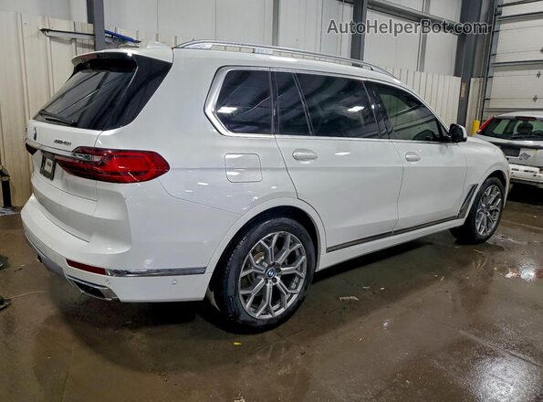 5UXCW2C09L9B77828 2020 BMW X7 Белый Задняя правая четверть