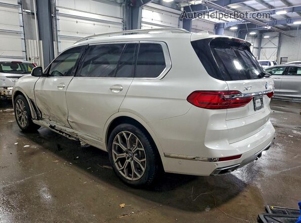 5UXCW2C09L9B77828 2020 BMW X7 Белый Задняя левая четверть