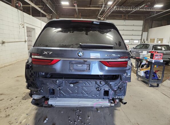 5UXCW2C09M9F03516 2021 BMW X7 Charcoal Vista trasera