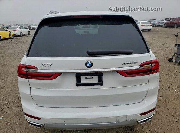 5UXCW2C09N9K25294 2022 BMW X7 White Հետևի տեսք