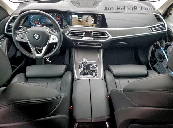 5UXCW2C09N9K25294 2022 BMW X7 White Առջևի վահանակի տեսք