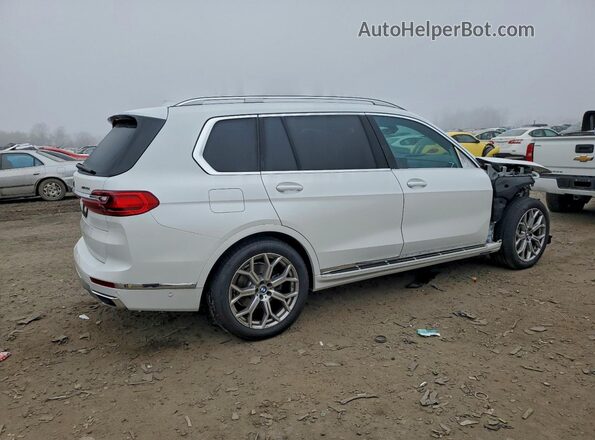 5UXCW2C09N9K25294 2022 BMW X7 White Հետևի աջ