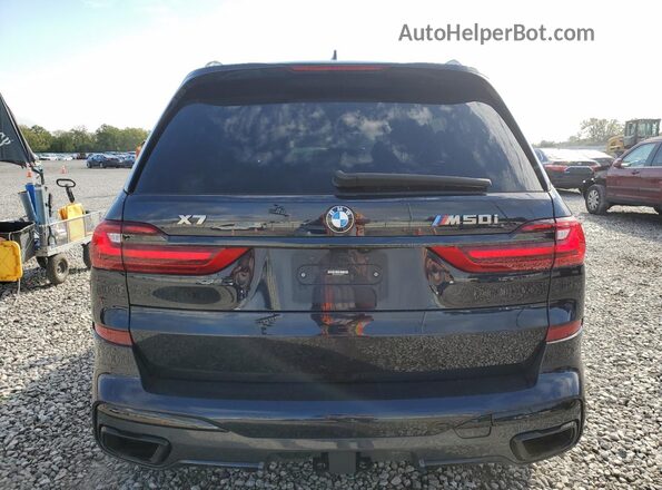 5UXCX6C03N9N04762 2022 BMW X7 Black Widok z tyłu