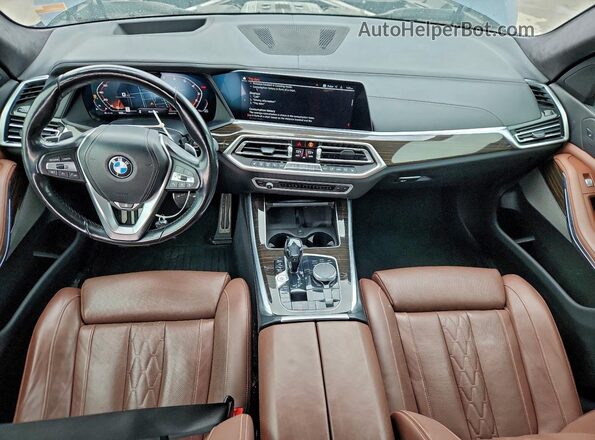 5UXCX6C04M9F41949 2021 BMW X7 Black Dashboard view