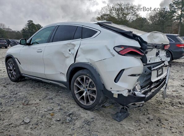 5UXCY6C00P9P38390 2023 BMW X6 White Trasero izquierdo