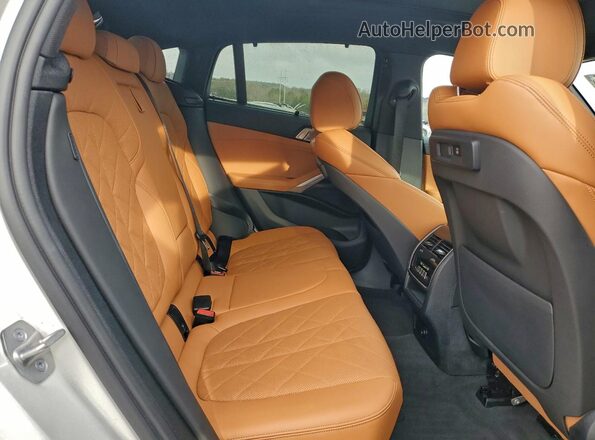 5UXCY6C00P9P38390 2023 BMW X6 White Vista interior trasera