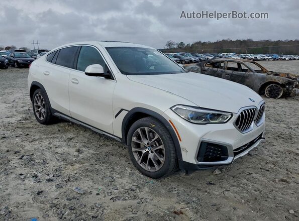 5UXCY6C00P9P38390 2023 BMW X6 White Delantero derecho