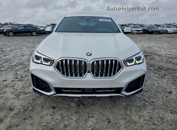 5UXCY6C00P9P38390 2023 BMW X6 White Vista frontal