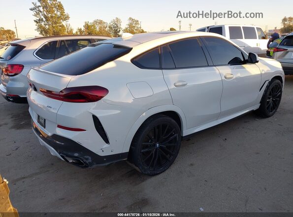 5UXCY6C00P9P83989 2023 BMW X6 White Tył prawy