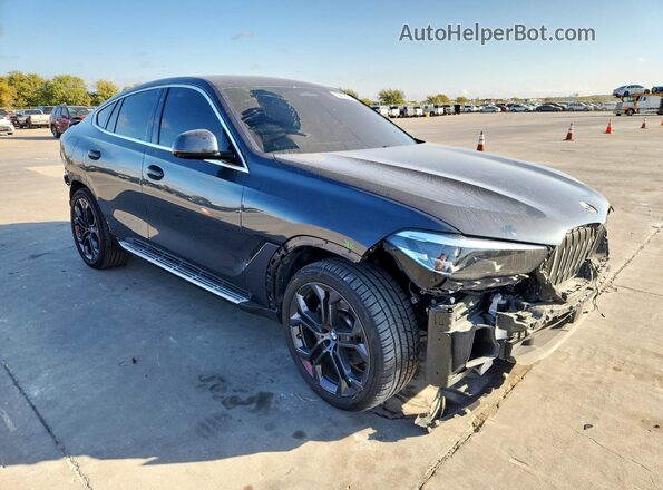 5UXCY6C01N9N32024 2022 BMW X6 Black Delantero derecho