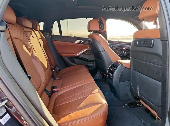 5UXCY6C01N9N32024 2022 BMW X6 Black Vista interior trasera