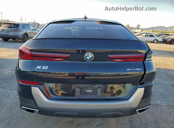 5UXCY6C01P9N76821 2023 BMW X6 Черный Вид сзади
