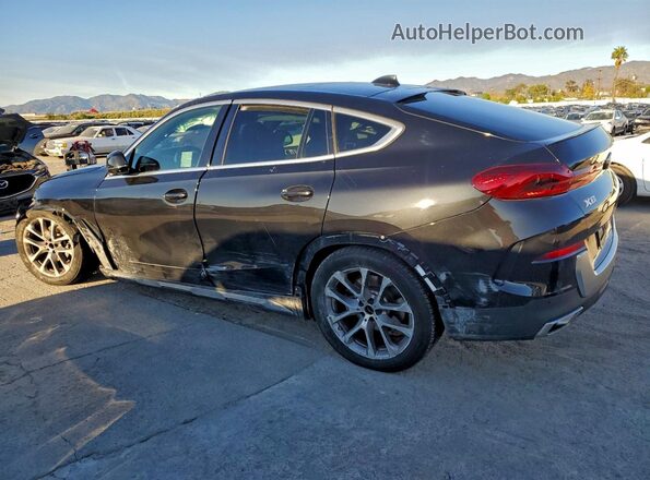 5UXCY6C01P9N76821 2023 BMW X6 Черный Задняя левая четверть