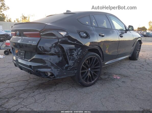 5UXCY6C02N9K41922 2022 BMW X6 Black Rear right