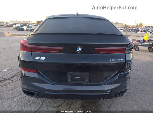 5UXCY6C02N9K41922 2022 BMW X6 Black 