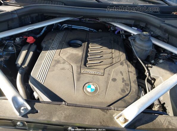 5UXCY6C03M9E62687 2021 BMW X6 Black უკანა ხედი