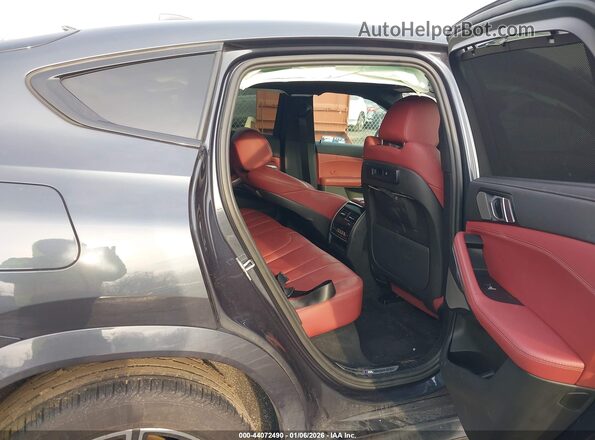 5UXCY6C03N9L99413 2022 BMW X6 Gray VIN sticker view