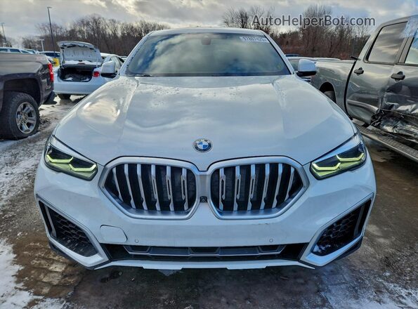 5UXCY6C04M9H53389 2021 BMW X6 Белый Вид спереди