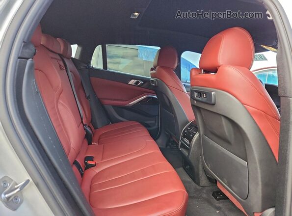5UXCY6C04M9H53389 2021 BMW X6 Белый Вид задней части салона