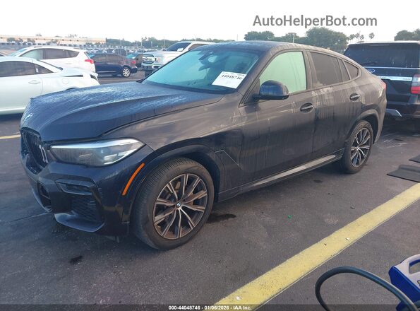 5UXCY6C04P9R58079 2023 BMW X6 Black Przód lewy