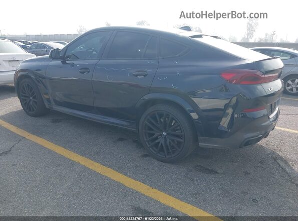 5UXCY6C06M9G17166 2021 BMW X6 Black Հետևի ձախ