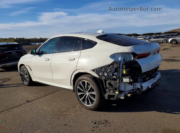 5UXCY6C07L9C14165 2020 BMW X6 White Հետևի ձախ