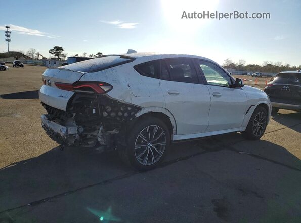 5UXCY6C07L9C14165 2020 BMW X6 White Հետևի աջ