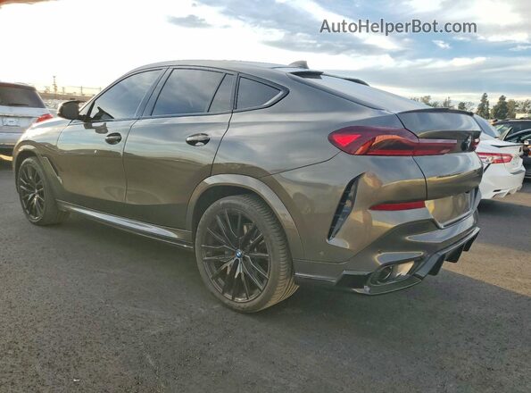 5UXCY6C07P9R94932 2023 BMW X6 Green Trasero izquierdo