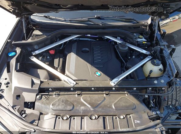 5UXCY6C08P9R85026 2023 BMW X6 Black Vista trasera