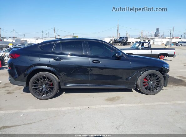 5UXCY6C08P9R85026 2023 BMW X6 Black Vista interior de 360 grados