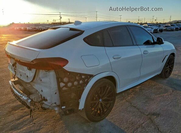 5UXCY6C0XN9K74604 2022 BMW X6 White Trasero derecho