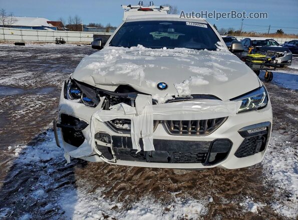 5UXCY8C00L9C29795 2020 BMW X6 White Вид спереду