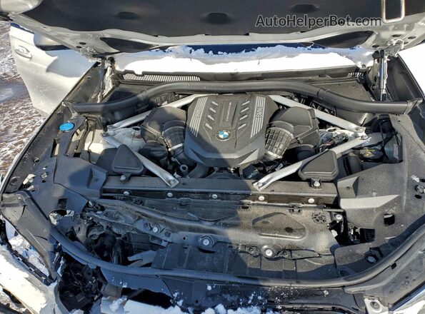 5UXCY8C00L9C29795 2020 BMW X6 White Вид підкапотного простору
