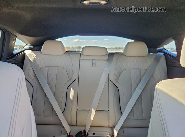5UXCY8C02N9K51328 2022 BMW X6 White Vista de los asientos traseros