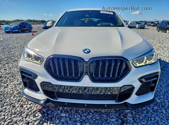 5UXCY8C02N9K51328 2022 BMW X6 White Vista frontal