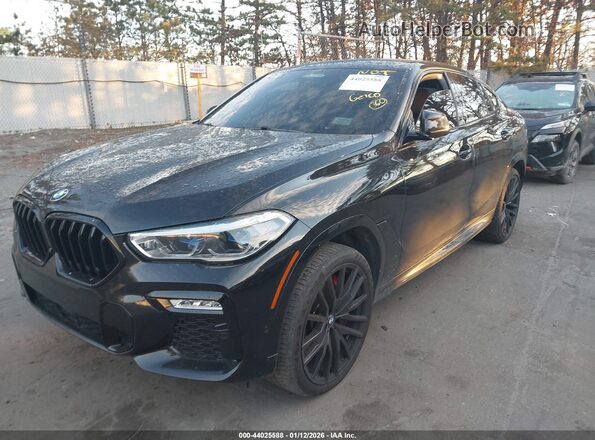 5UXCY8C03M9F12449 2021 BMW X6 Black 