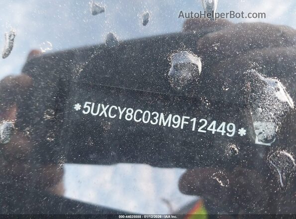 5UXCY8C03M9F12449 2021 BMW X6 Black 