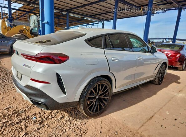 5UXCY8C08N9L17879 2022 BMW X6 White Задня права чверть