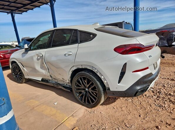 5UXCY8C08N9L17879 2022 BMW X6 White Задня ліва чверть